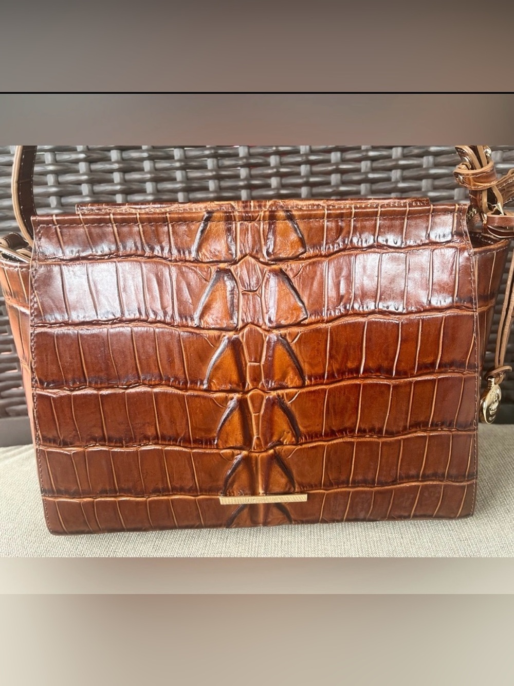 NWT Brahmin Hillary in CHESTNUT MARANA Crossbody